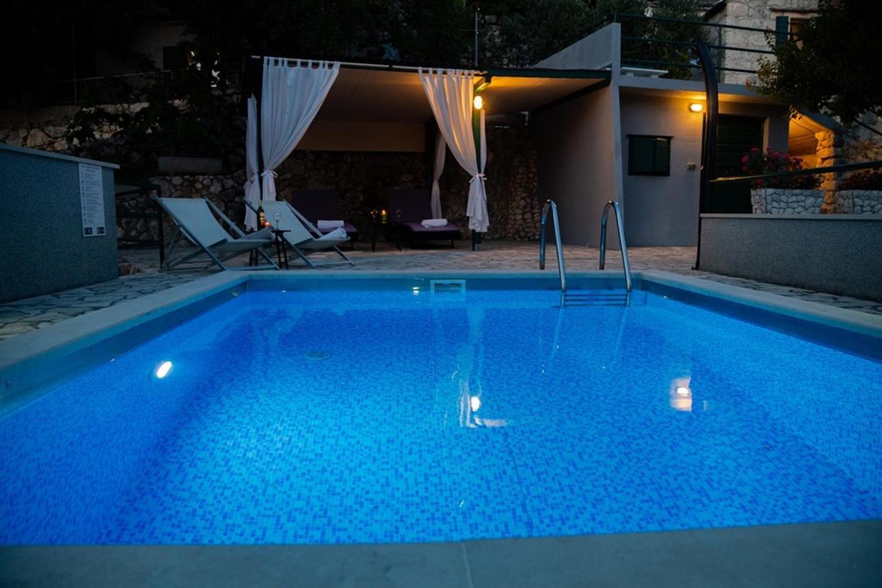 Stone House Nikolina With Heated Pool Villa Bast Exterior photo